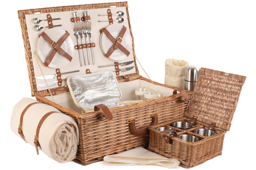 Deluxe 4-Person Fitted Hamper – Anglesey Icon Edition