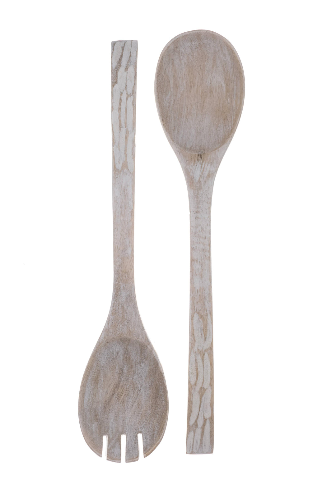 Bleached Mango Salad Servers | Shoeless Joe Ltd