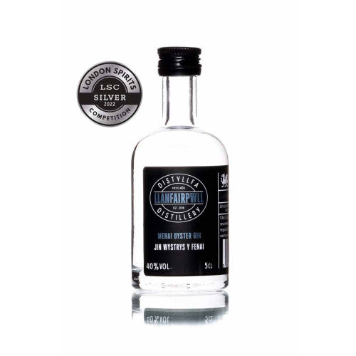 Miniature Menai Oyster Gin | Llanfairpwll Distillery | Anglesey Hamper Co.