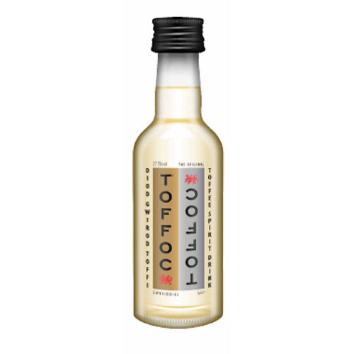 Miniature Toffee Spirit 5cl | Toffoc | Anglesey Hamper Co.
