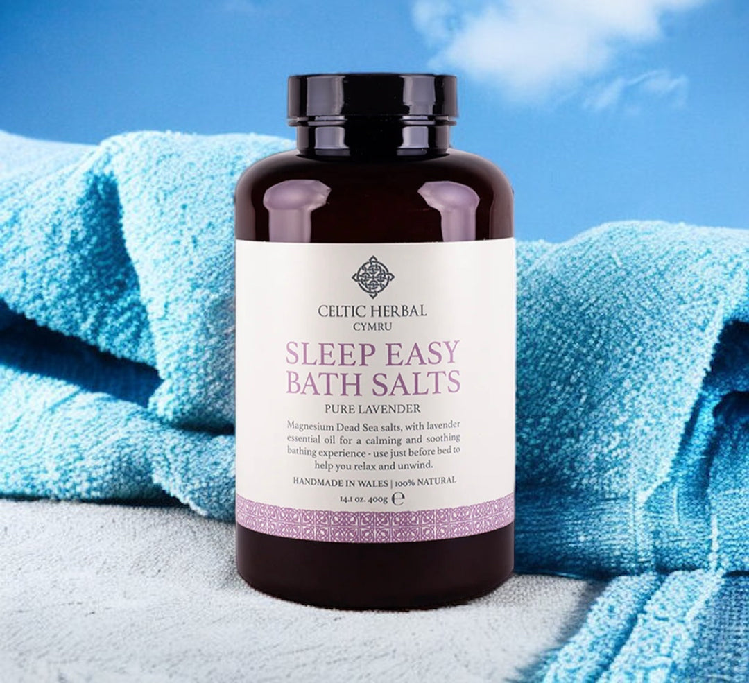 Sleep Easy Bath Salts with Lavender 400g | Celtic Herbal Cymru | Anglesey Hamper Co.