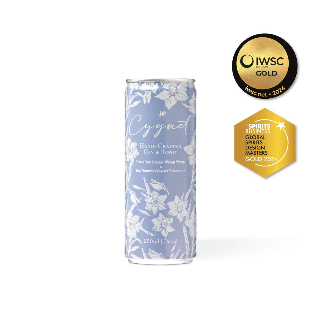 Cygnet Gin & Tonic Can | Anglesey Hamper Co.