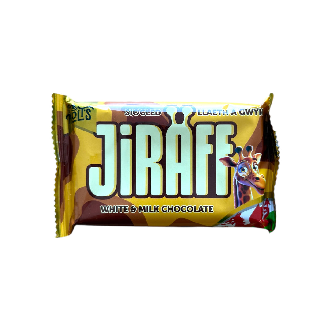 90g Jiraff/Giraffe White & Milk Chocolate | Mr Holt's | Anglesey Hamper Co.