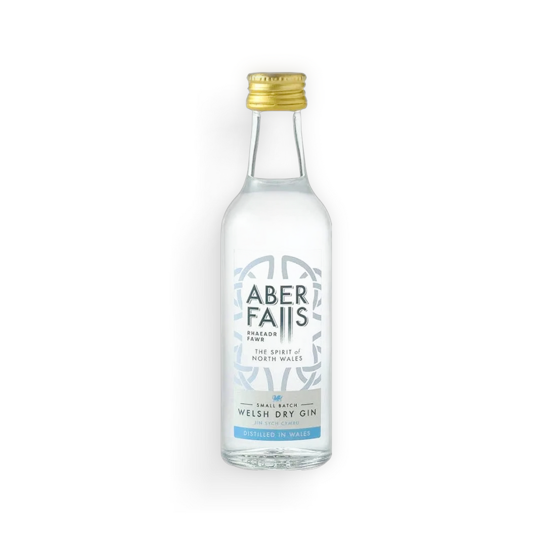 Miniature Dry Gin 5cl | Aber Falls | Anglesey Hamper Co.