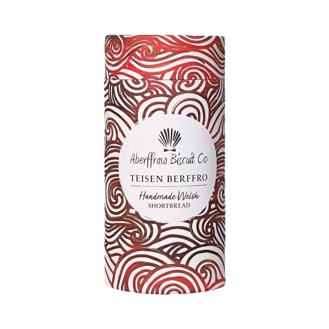 Luxury Shortbread Tube | Aberffraw Biscuit Co. | Anglesey Hamper Co.