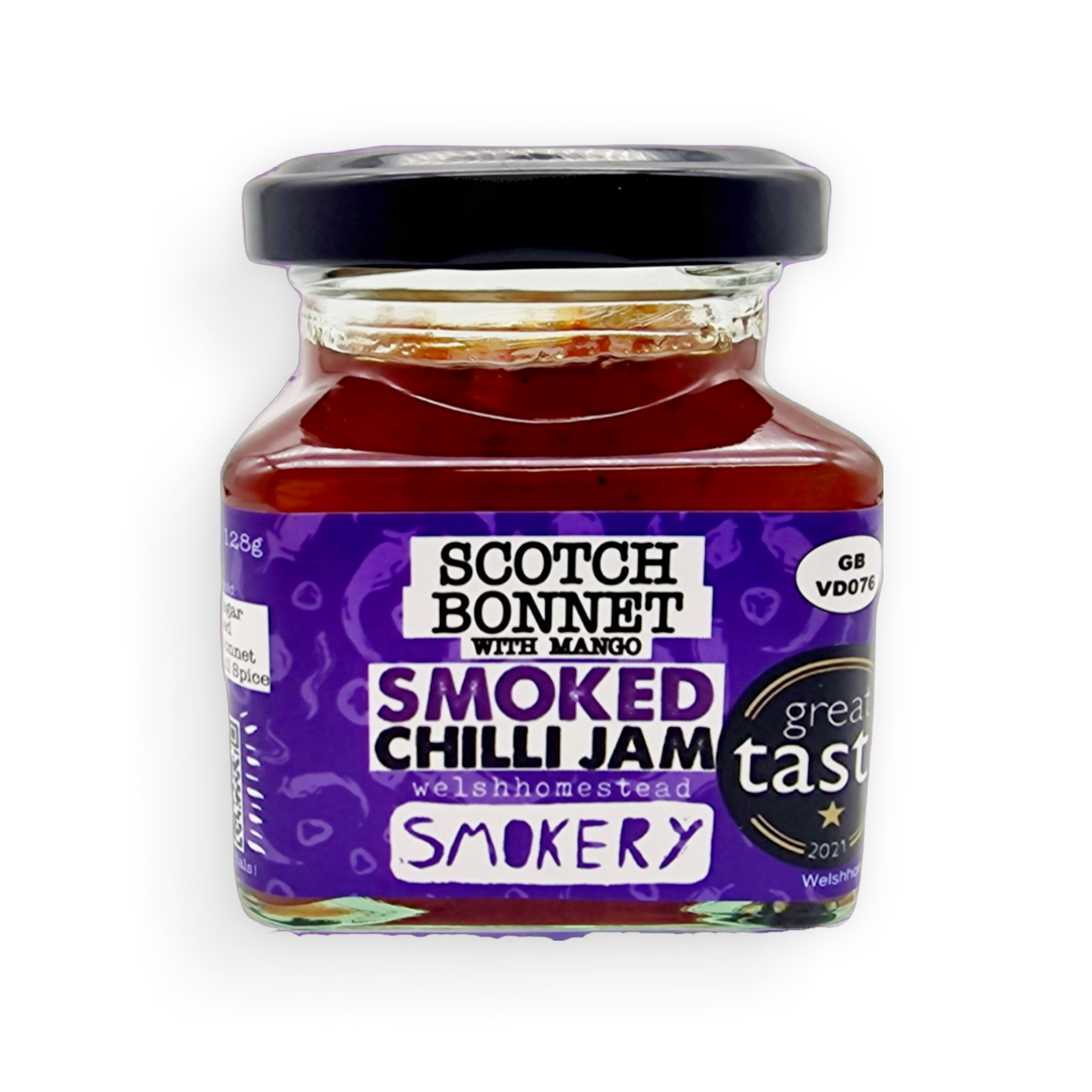 Scotch Bonnet & Mango Smoked Chilli Jam | Welsh Homestead Smokery | Anglesey Hamper Co.