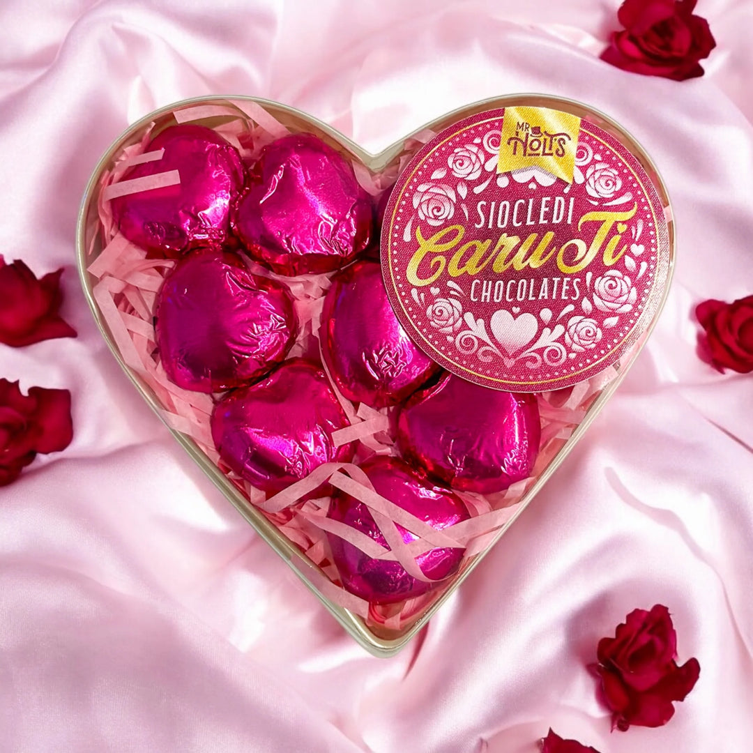 Siocledi ‘Caru Ti’ ‘Love You’ Chocolates | Mr Holts | Anglesey Hamper Co.