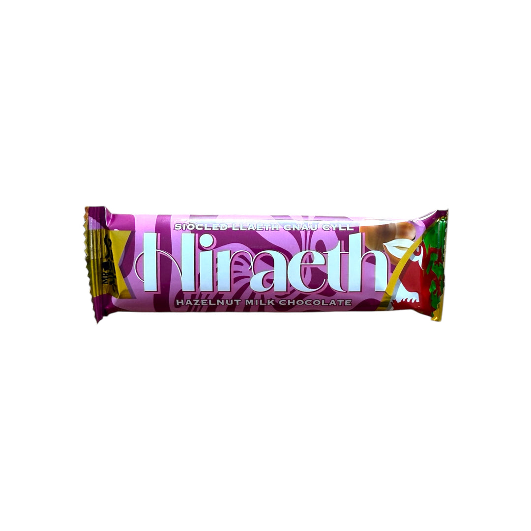 30g Hiraeth/Nostalgia Milk Chocolate & Hazelnut Filling | Mr Holt's | Anglesey Hamper Co.