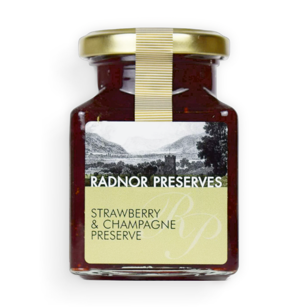 Strawberry & Champagne Preserve | Radnor Preserves | Anglesey Hamper Co.