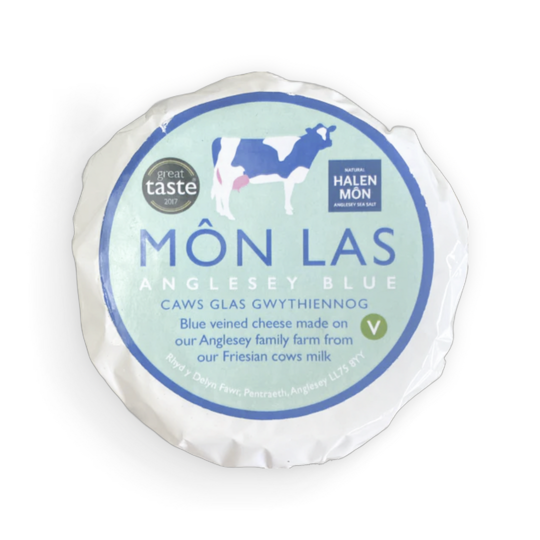 Môn Las 250g Welsh Blue Cheese Truckle | Rhyd Y Delyn | Anglesey Hamper Co.