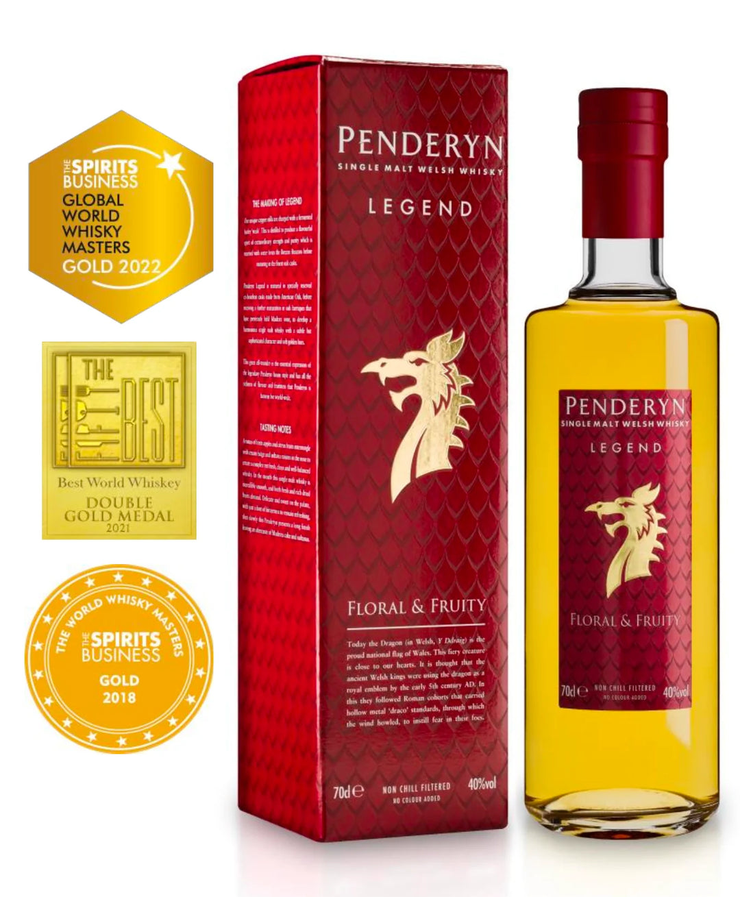 Legend Madeira-Finish Single Malt Whisky 70cl | Penderyn Distillery | Anglesey Hamper Co.