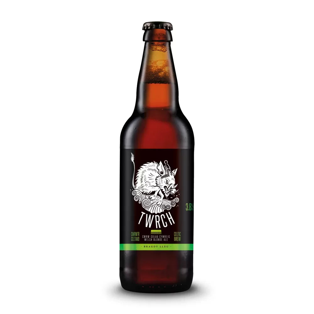 Twrch Light Blonde Ale 500ml | Bragdy Lleu | Anglesey Hamper Co.
