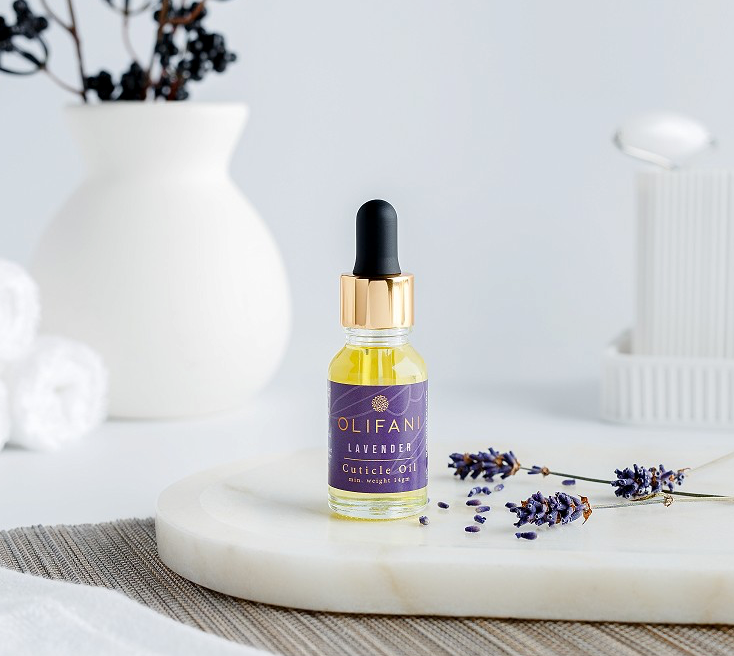 Lavender Cuticle Oil | Olifani | Anglesey Hamper Co.