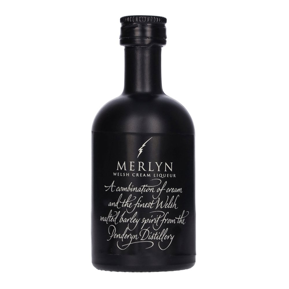 Miniature Welsh Cream Liqueur 5cl | Merlyn | Anglesey Hamper Co.