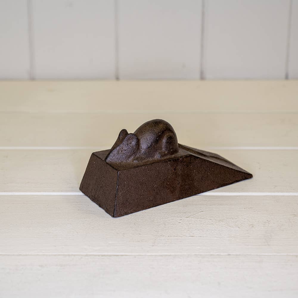 Cast Iron Mouse Doorstop