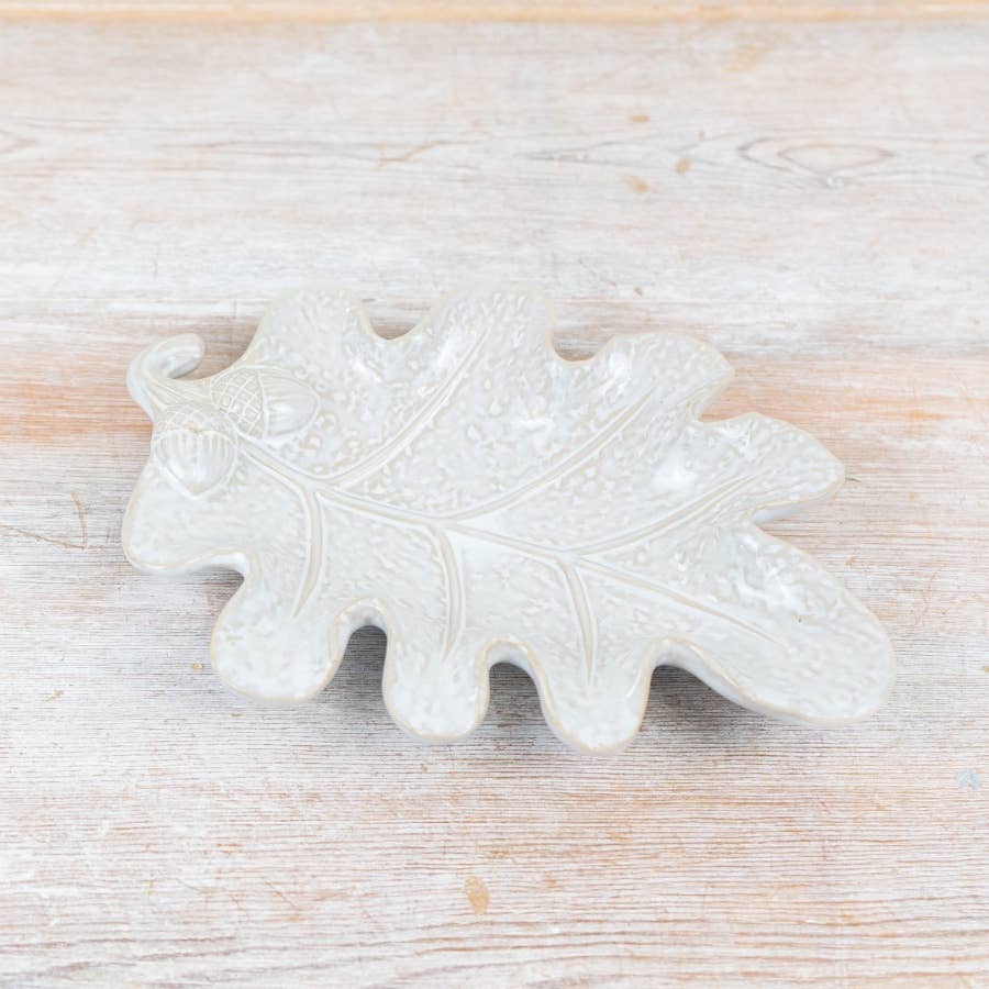 Leaf Design Trinket Plate – 21.5cm