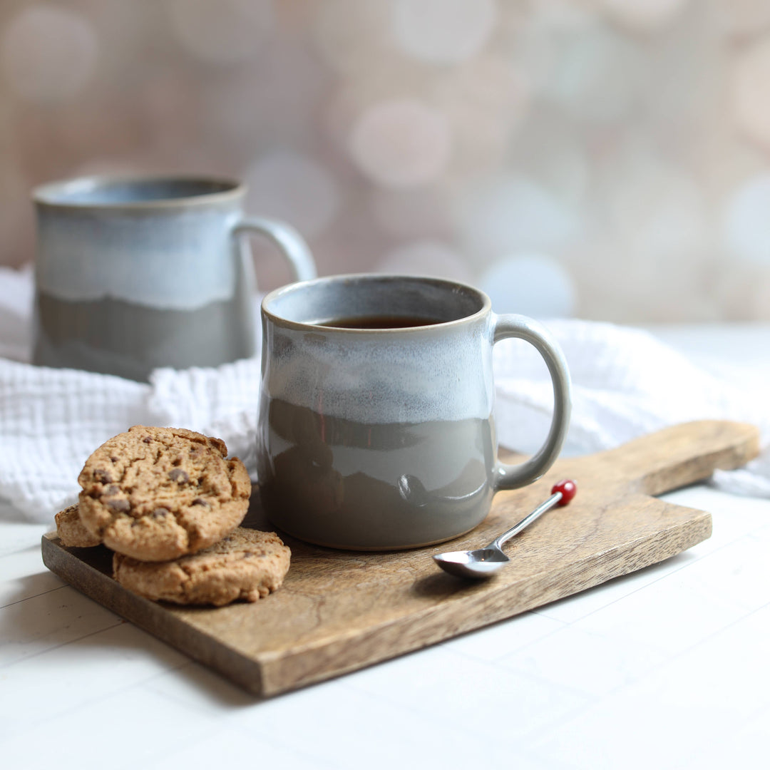 Seafoam Grey Handmade Muglet | Glosters Pottery