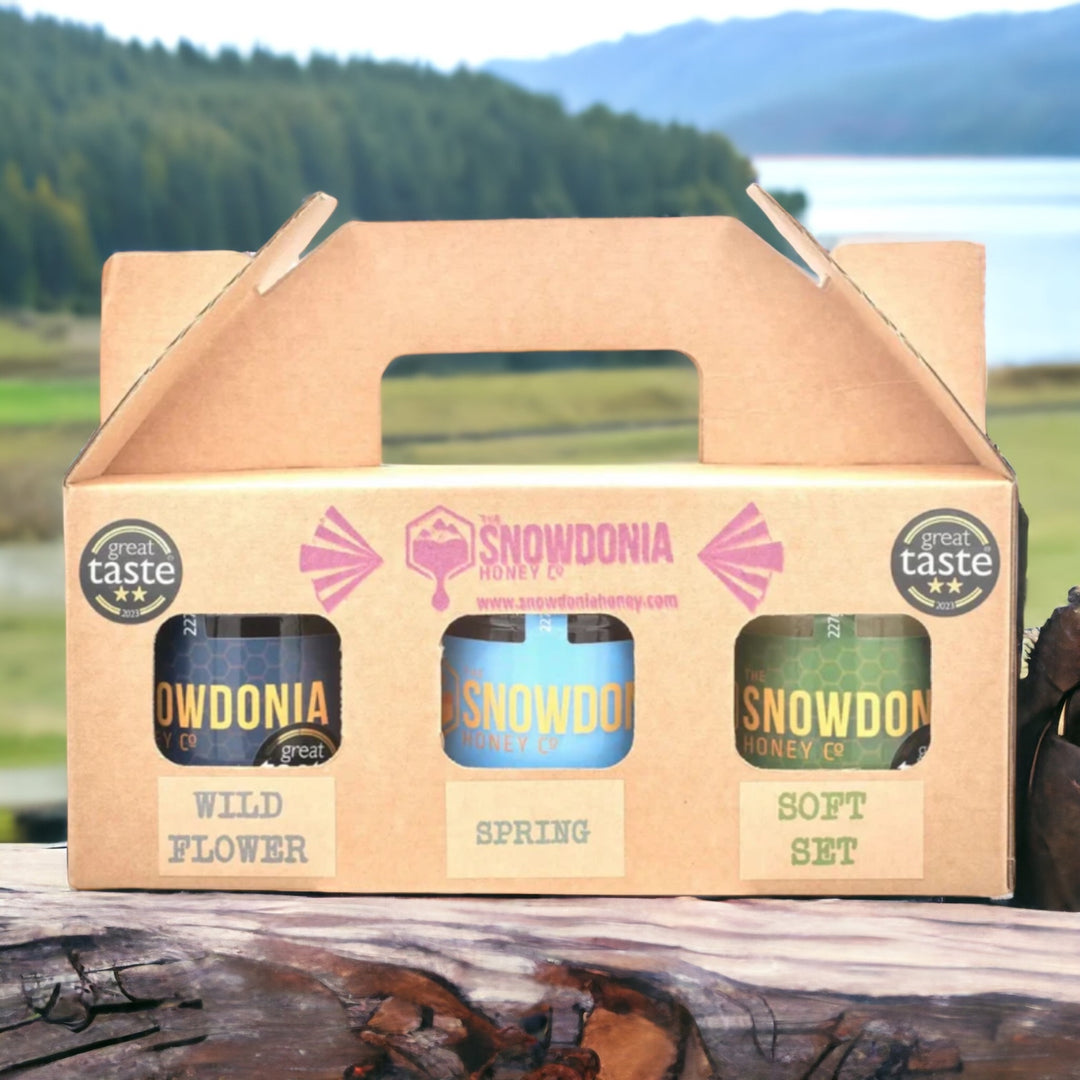 A Trio of Snowdonia Honey | Snowdonia Honey | Anglesey Hamper Co.