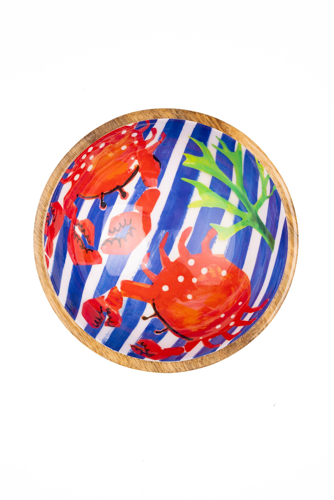 Crabs on Blue Dip Bowl