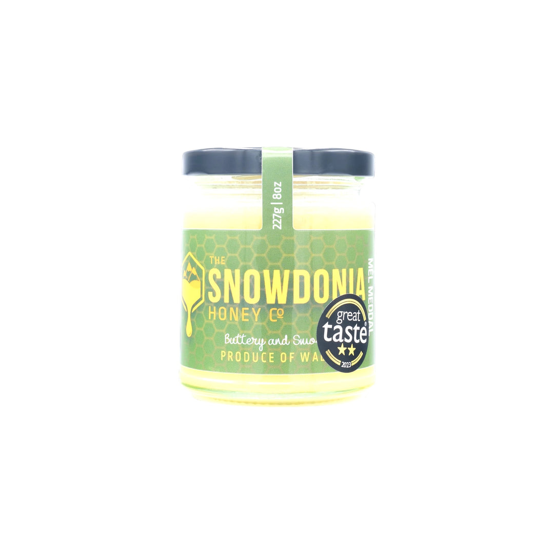 Welsh Wildflower Soft Set Honey 227g | Snowdonia Honey | Anglesey Hamper Co.