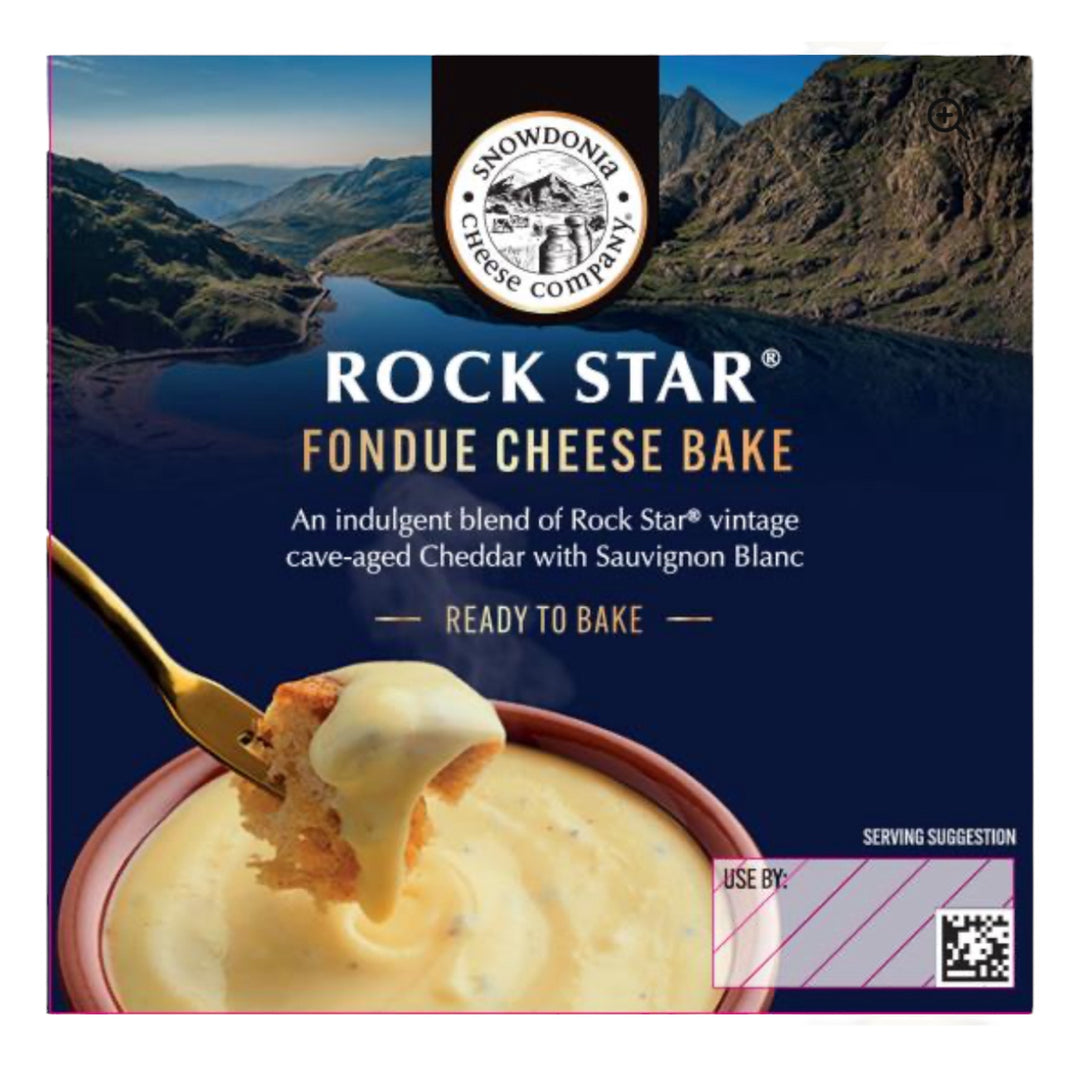 Rockstar Fondue Cheese Bake 150g | Snowdonia Cheese | Anglesey Hamper Co.
