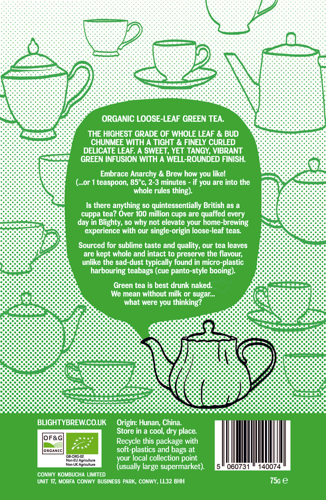 Organic Chunmee Loose Leaf Green Tea