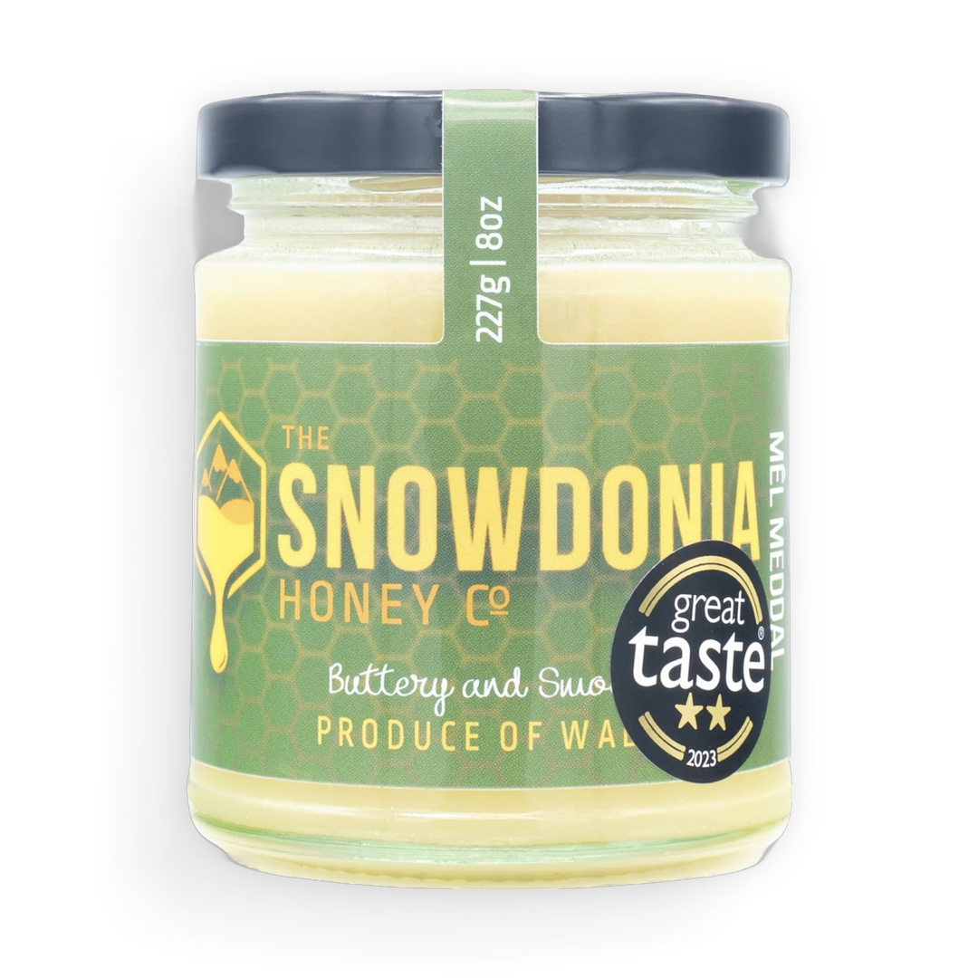 Soft Set Welsh Honey 8oz | Snowdonia Honey | Anglesey Hamper Co.