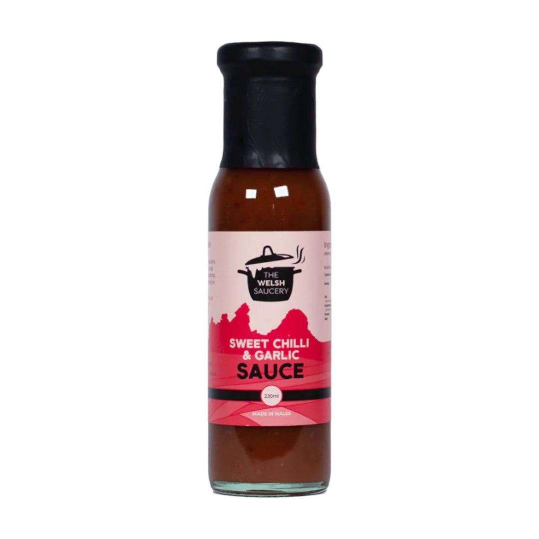 Sweet Chilli & Garlic Sauce 230ml | The Welsh Saucery | Anglesey Hamper Co.