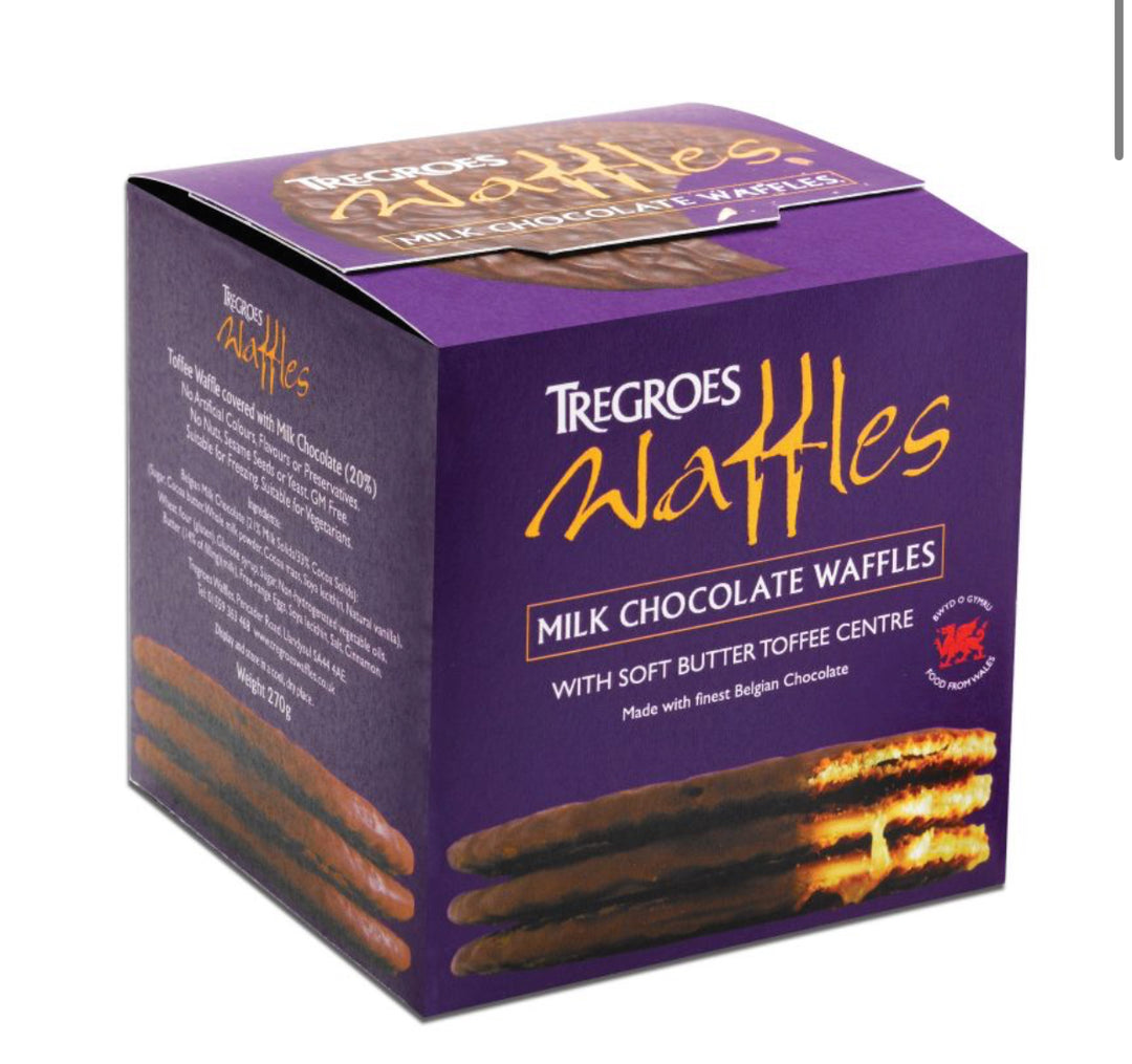 Milk Toffee Waffles | Tregroes | Anglesey Hamper Co.