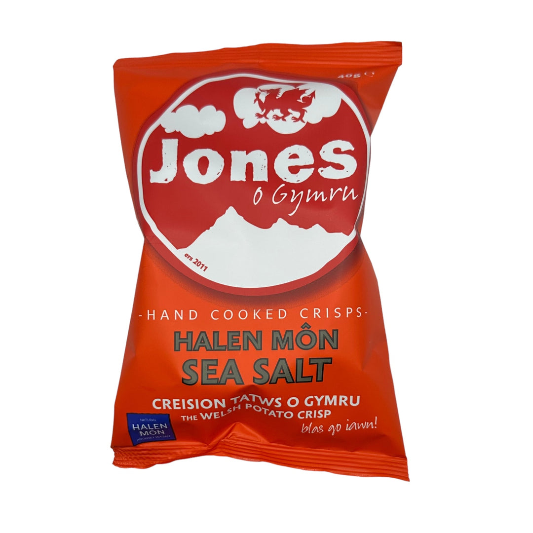 Halen Môn Sea Salt Crisps | Jones o Gymru | Anglesey Hamper Co.