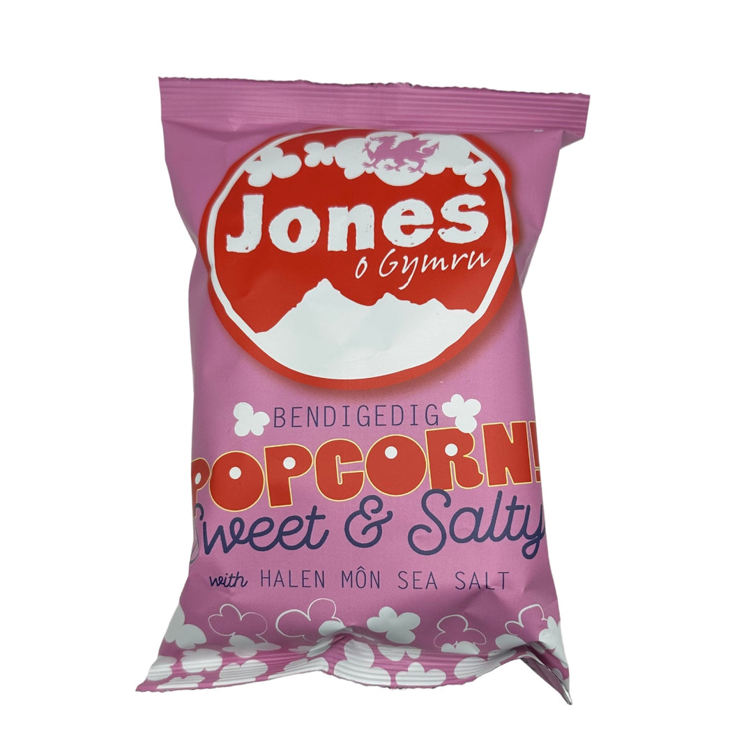 Jones o Gymru - Popcorn Melys A Halen gyda Halen Mon