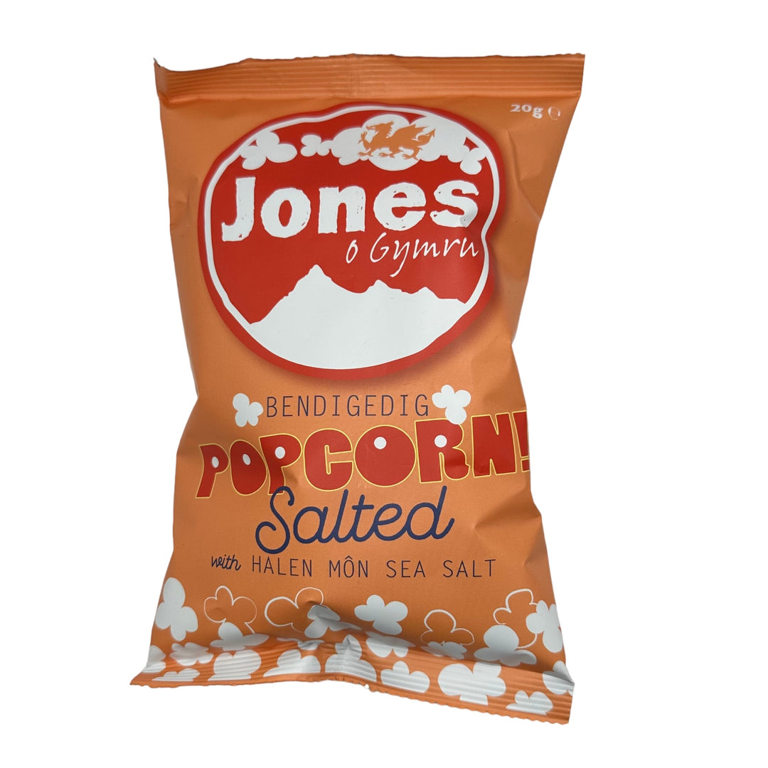 Popcorn Salted with Halen Môn | Jones o Gymru | Anglesey Hamper Co.