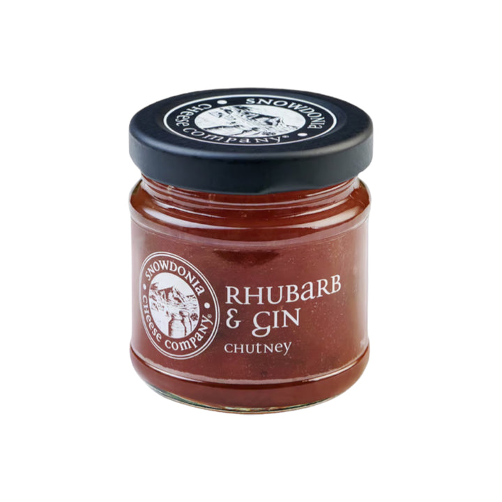 Rhubarb & Gin Chutney | Snowdonia Cheese | Anglesey Hamper Co.