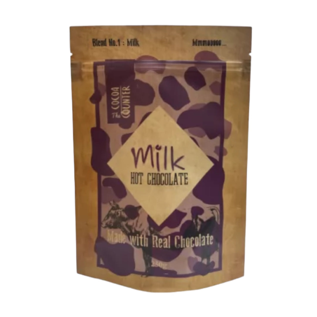 Milk Hot Chocolate Flakes 250g | Pendragon Drinks | Anglesey Hamper Co.