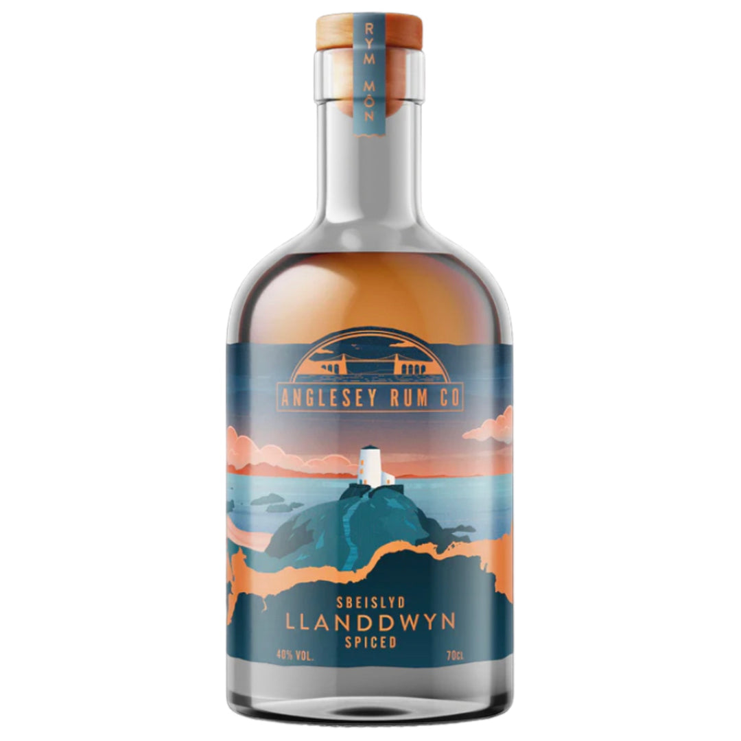 Llanddwyn Spiced Rum 70cl | Anglesey Rum Co | Anglesey Hamper Co.