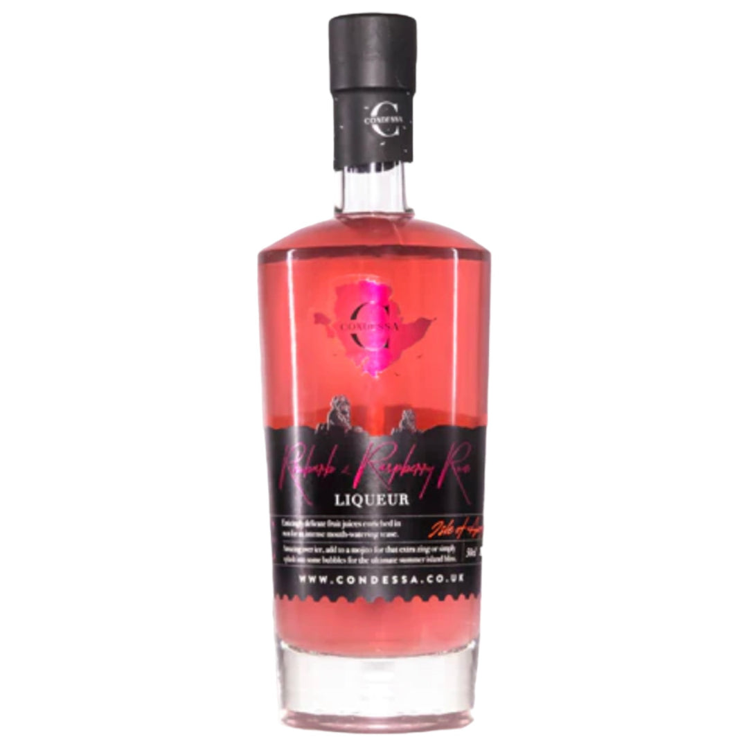 Rhubarb & Raspberry Rum 50cl | Condessa | Anglesey Hamper Co.