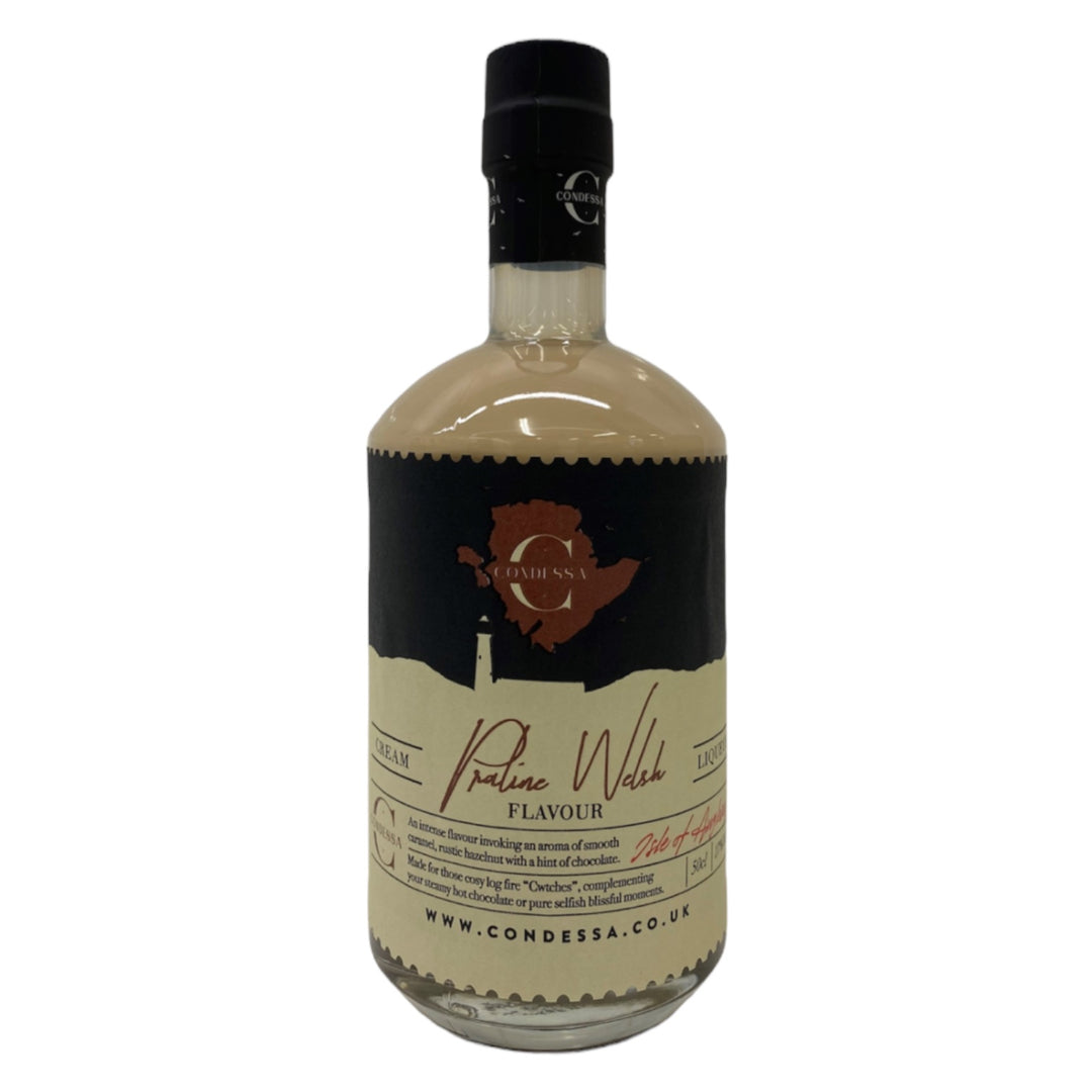Praline Welsh Cream Liqueur 50cl | Condessa | Anglesey Hamper Co.