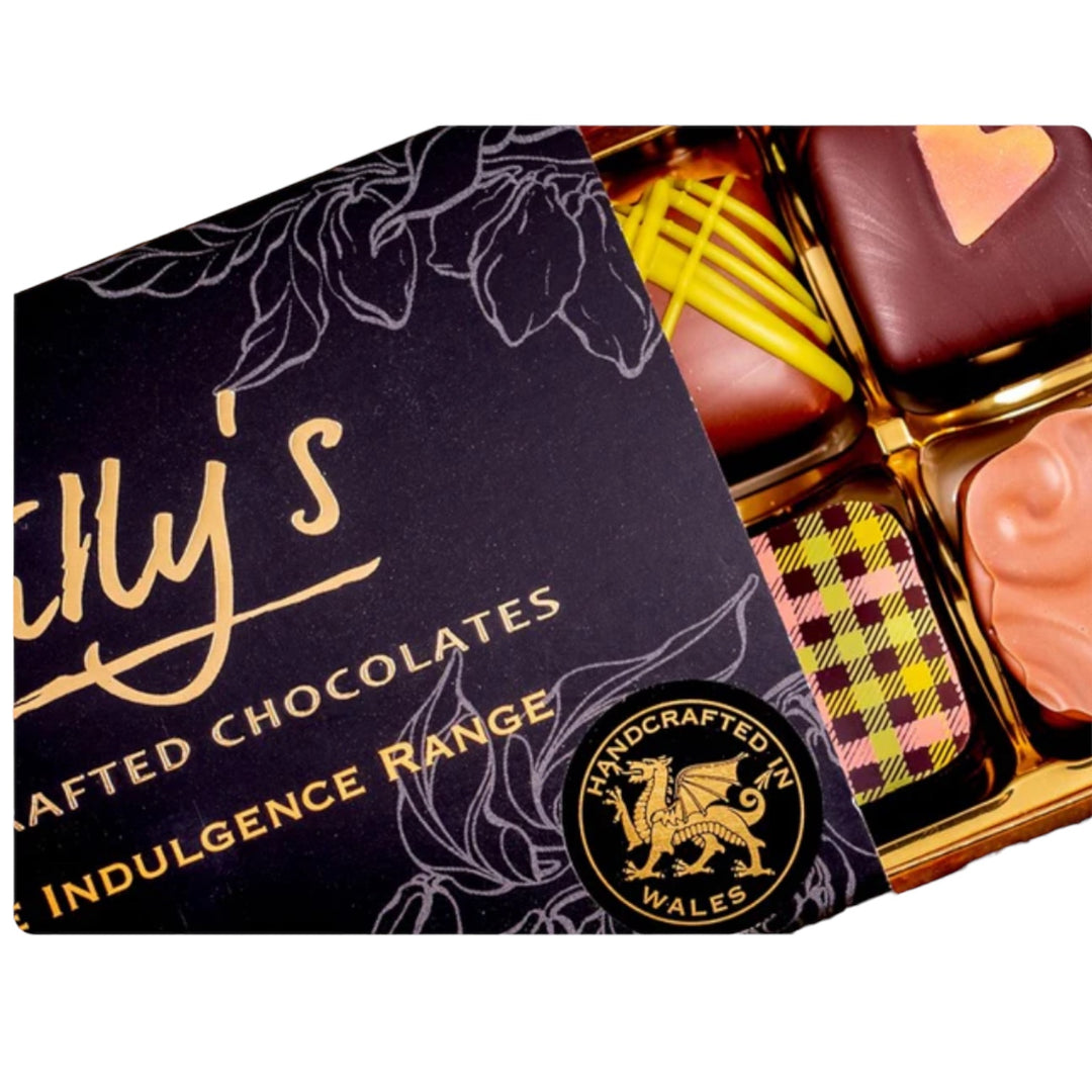 Pure Indulgence Chocolate Box (6 pieces) | Dilly’s Handcrafted Chocolates | Anglesey Hamper Co.