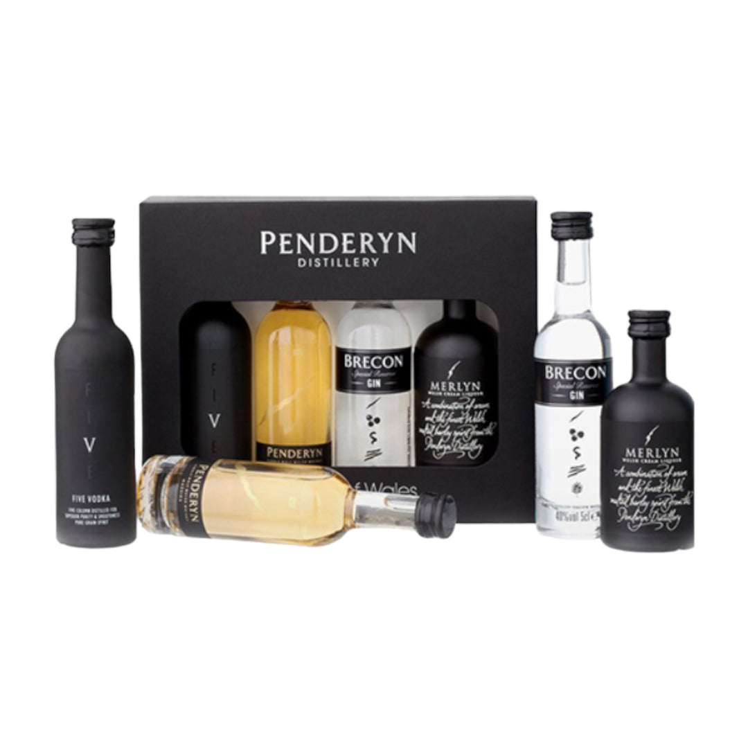 Four Mini Gift Pack | Penderyn Distillery | Anglesey Hamper Co.