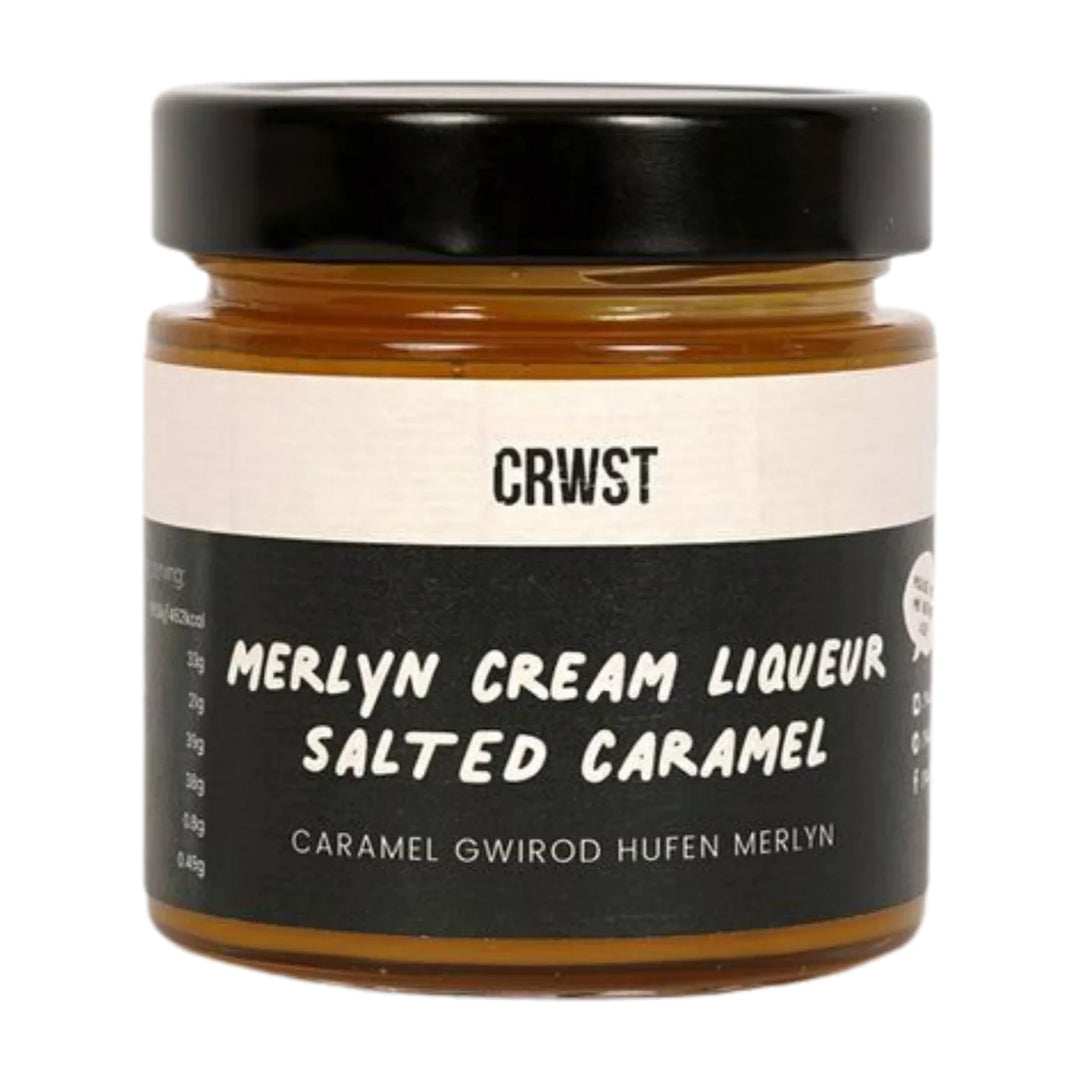 Merlyn Cream Liqueur Salted Caramel (210g) | CRWST | Anglesey Hamper Co.
