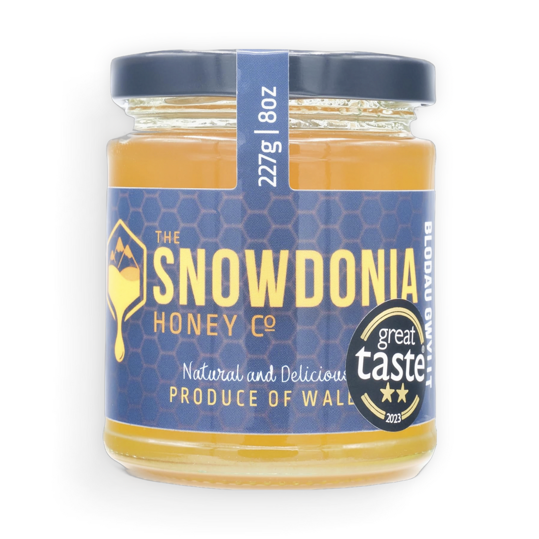 Welsh Wildflower Honey 8oz | Snowdonia Honey | Anglesey Hamper Co.