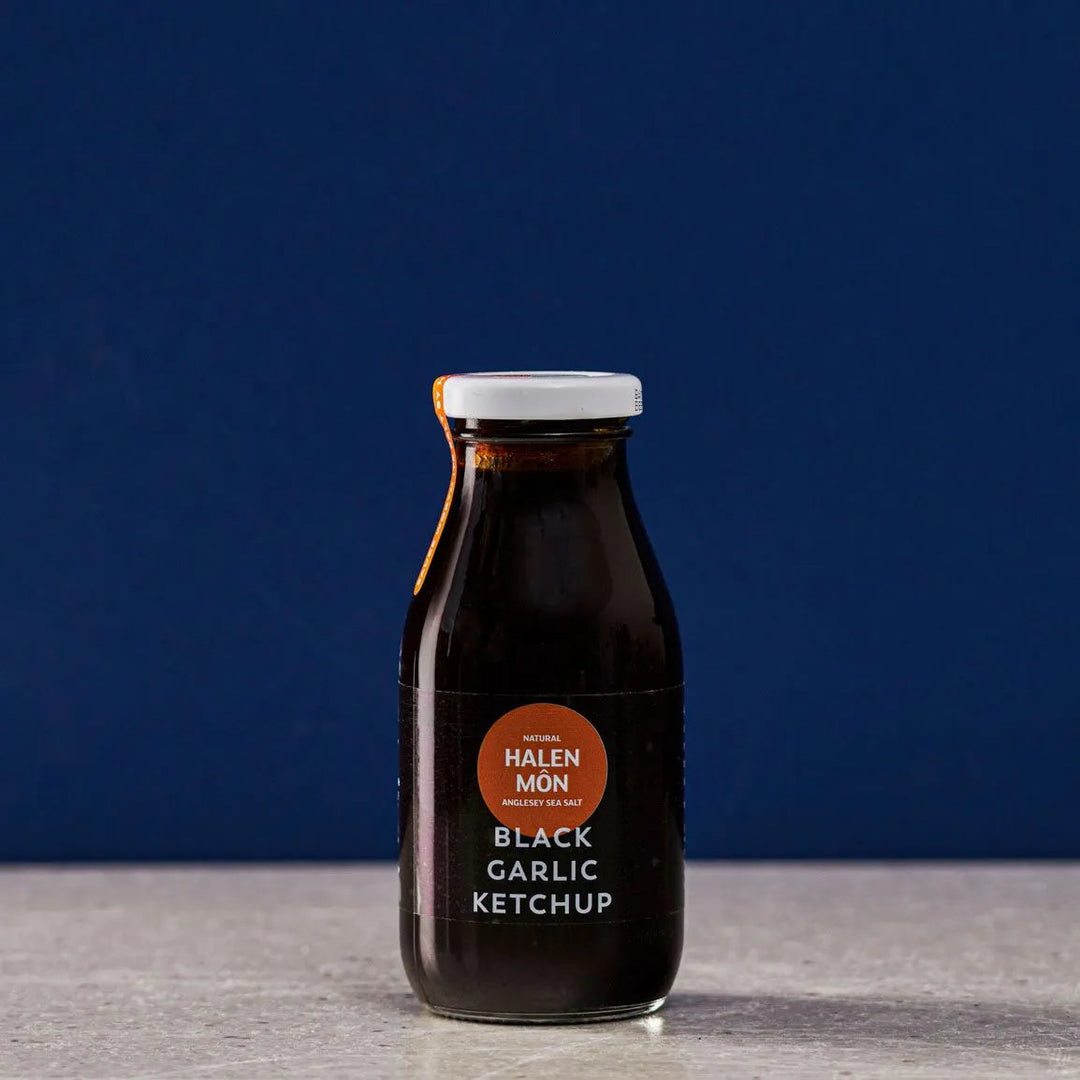 Black Garlic Ketchup | Halen Môn | Anglesey Hamper Co.