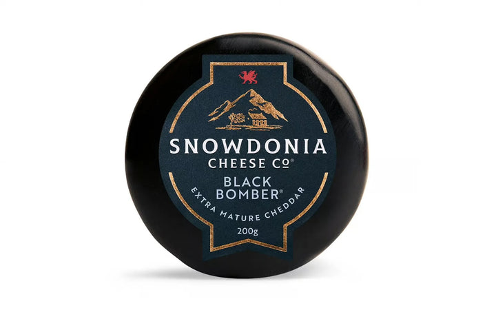 Black Bomber (Extra Mature Cheddar) | Snowdonia Cheese | Anglesey Hamper Co.