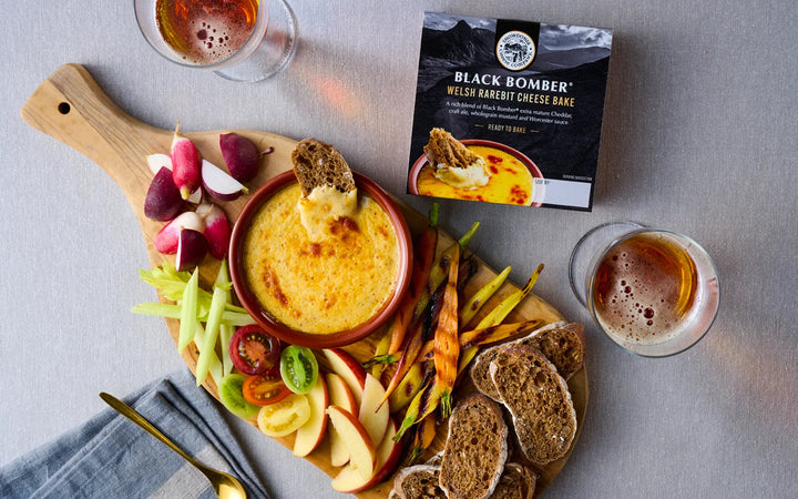 Black Bomber Welsh Rarebit Cheese Bake | Snowdonia Cheese | Anglesey Hamper Co.