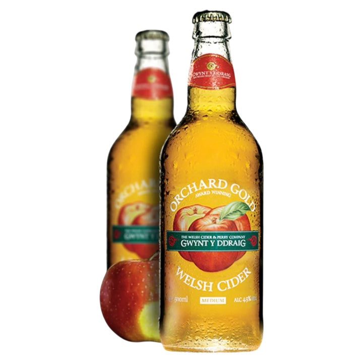 Orchard Gold Cider 500ml | Gwynt Y Ddraig