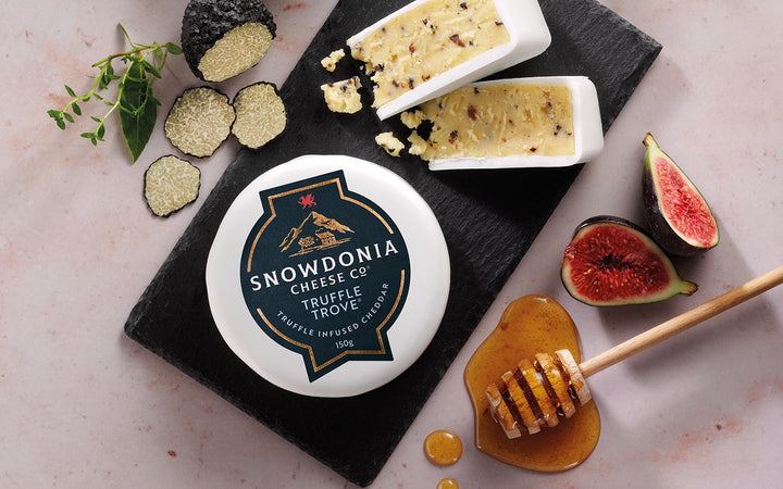 Truffle Trove 150g Truckle | Snowdonia Cheese | Anglesey Hamper Co.