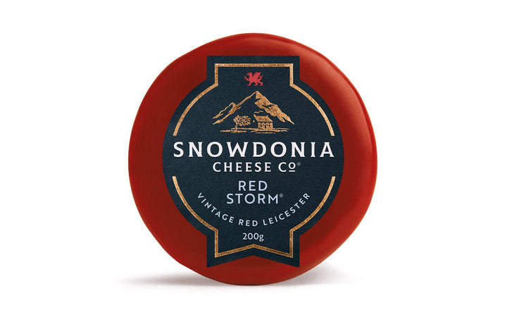 Red Storm (Vintage Red Leicester) 200g | Snowdonia Cheese | Anglesey Hamper Co.