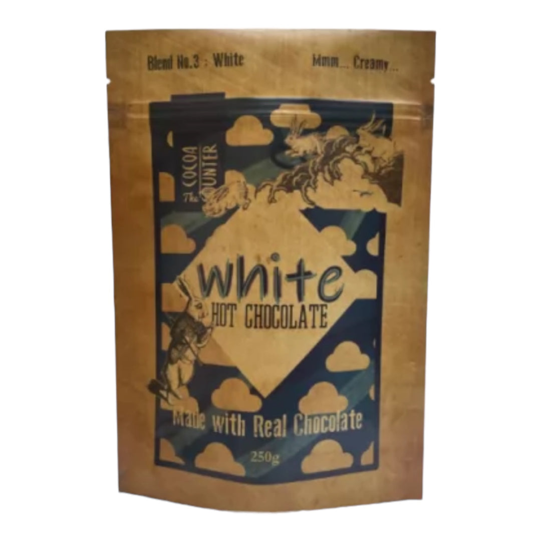 White Hot Chocolate Flakes 250g | Pendragon Drinks | Anglesey Hamper Co.