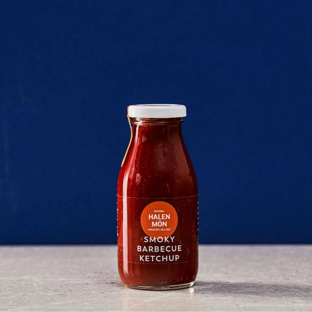 Smoky Barbecue Ketchup – 295g | Halen Môn | Anglesey Hamper Co.