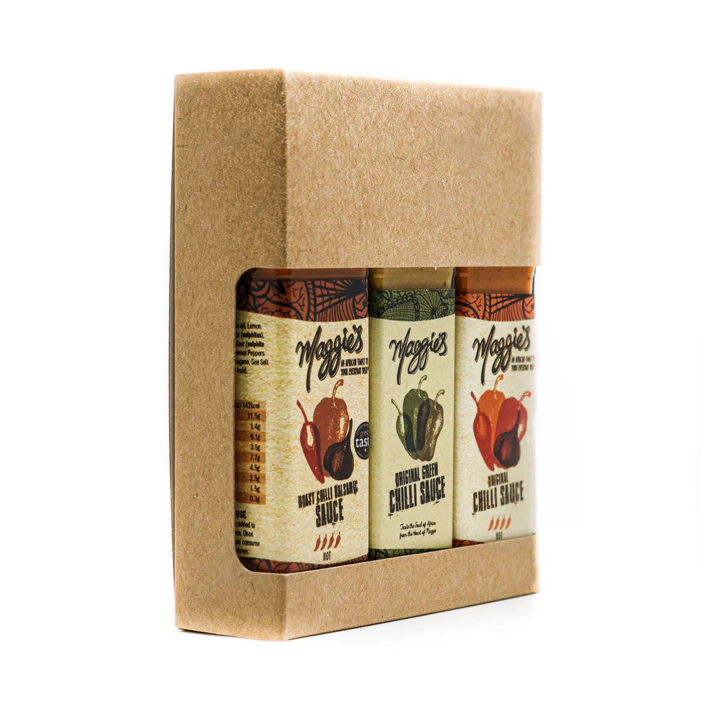 African Chilli Sauce Trio | Maggies African Twist | Anglesey Hamper Co.